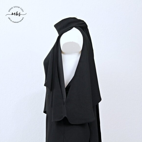 NWT Finders Keepers Real Slow Halter Neck Cold Shoulder Jumpsuit Black Women S - Picture 9 of 15